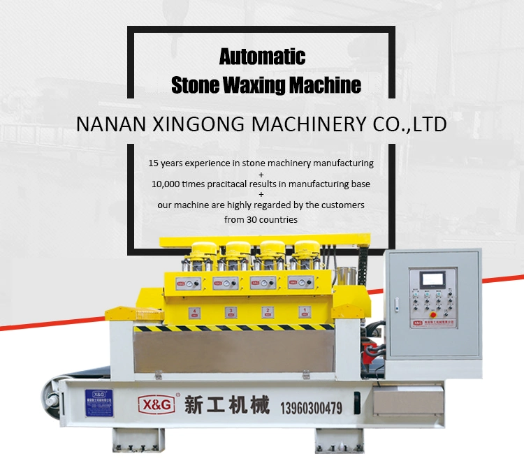 Stone Slabs Surface Waxing Equipment Granite Polishing Machine