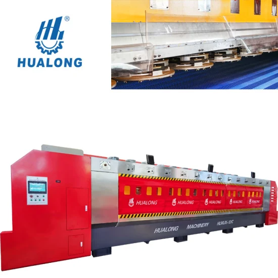 Hualong Machinery Hlmjx-12c 12 ヘッド全自動石研磨機アルジェリア花崗岩用販売